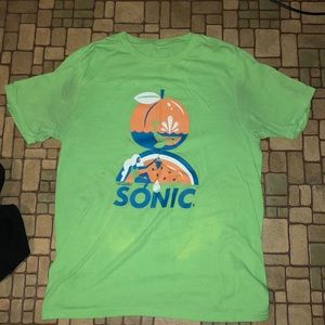 Green sonic summer t-shirt